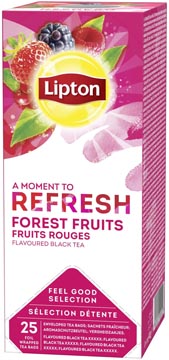 [TIM-13054] Thee Lipton Feel Good Selection Zwarte thee bosvruchten (25)