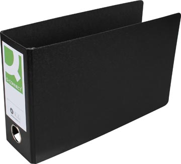 [TIM-KF12050] Ordner Q-Connect karton A5 liggend rug 80mm zelfklevend rugetiket zwart
