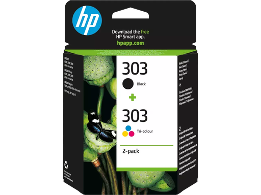 [HP-HP3YM92A] Cartridge HP Inkjet 303 Value Pack Photo 6220