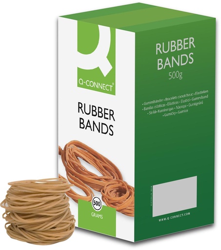 [TIM-KF10526] Elastieken Q-Connect breedte 1,5mm lengte 80mm nr 18 500g