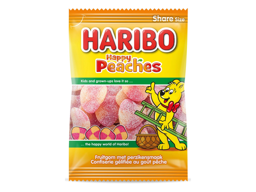 [TIM-29013O] Snoep Haribo perziken zak 185g