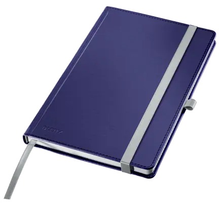 [ESS-44851069] Notitieboek Leitz Style karton A5 harde kaft gelijnd blauw