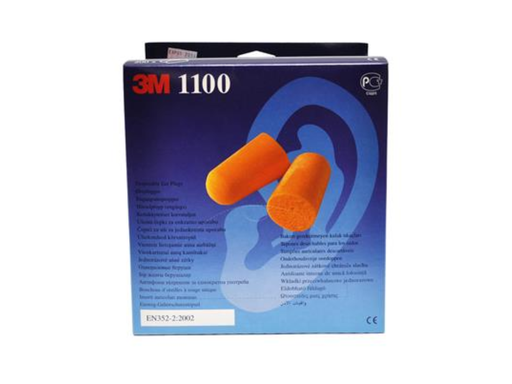 [KAN-7100100637] Wegwerp oordopjes 3M 1100 polyurethaanschuim oranje 37dB éénmalig gebruik (200)