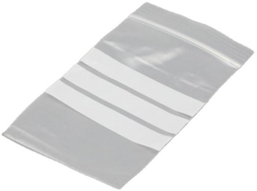 [TIM-40044] Gripsealzakjes LDPE 230x320mm 50µ met schrijfvlak en ophanggat (1000)