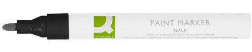 [TIM-KF14457] Paintmarker Q-Connect ronde punt 2-3mm op oliebasis zwart