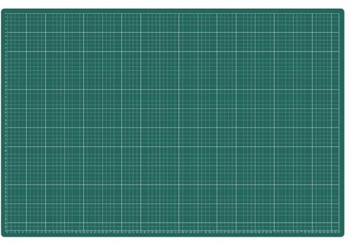 [TIM-3177142] Snijmat A1 90x60cm met grafische verdeling groen