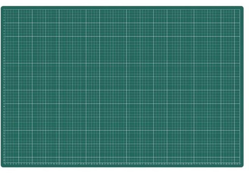 [TIM-3178187] Snijmat A2 60x40cm met grafische verdeling groen