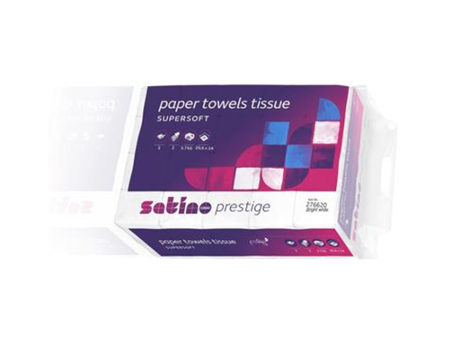 [OND-SAT276620] Handdoeken Satino papier Z-vouw 2 laags 24x20,6cm 150vel (25)