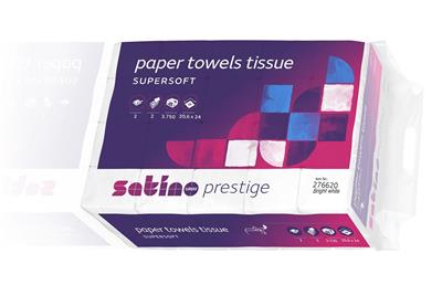 [OND-SAT276620] Handdoeken Satino papier Z-vouw 2 laags 24x20,6cm 150vel (25)