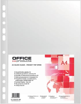 [TIM-1142415] Showtas Office Products PP A4 50 micron 11-gaats glashelder (100)