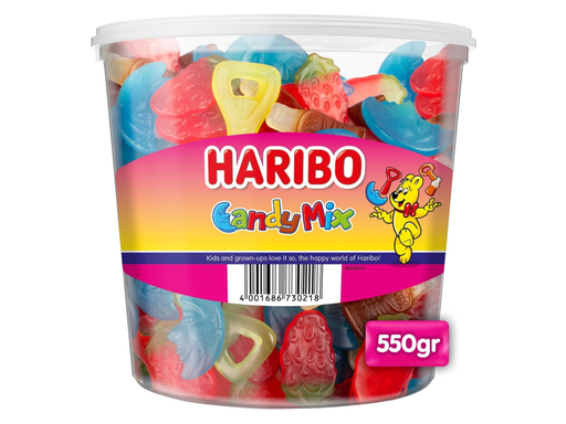 [TIM-410040] Snoepgoed Haribo  candy mix emmer van 550 g