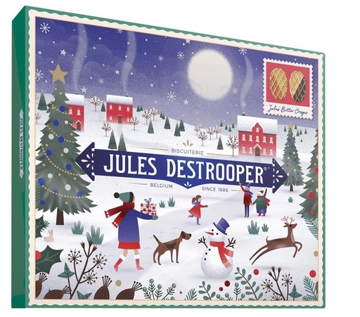 [TIM-55100] koekjes Jules Destrooper Butter Crisp collectie eindejaar doos van 200 g