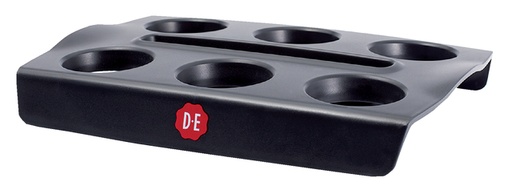 [QUA-4055025] Bekerplateau Douwe Egberts voor 6 bekers zwart