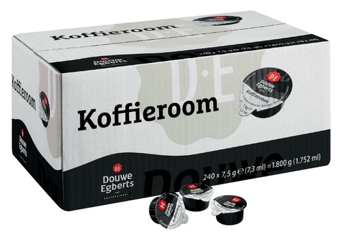 [QUA-590810] Koffiemelkcups Douwe Egberts halfroom 240x7.5gr