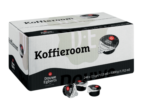 [QUA-590810] Koffiemelkcups Douwe Egberts halfroom 240x7.5gr