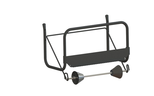 [QUA-438304] Poetspapierdispenser Euro Products M1 muurstandaard zwart 