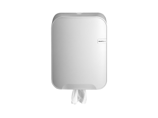 [QUA-441104] Poetspapierdispenser Quartzline Q16 medium wit 