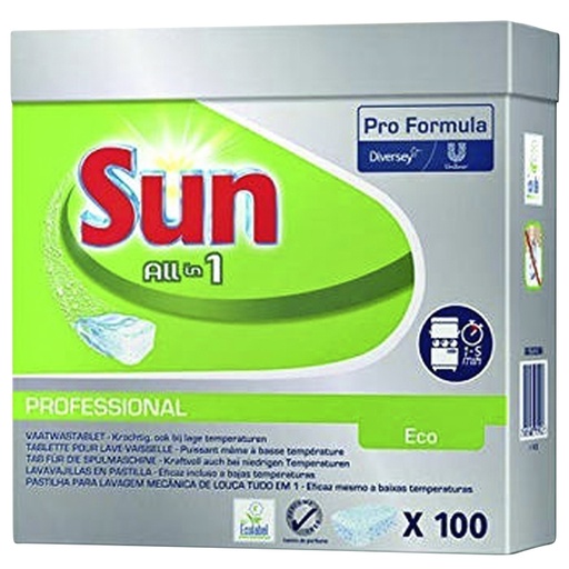 [QUA-7522969] Vaatwastabletten Sun Pro Formula All-in-one Eco(100)