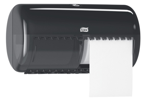 [QUA-557008] Toiletpapierdispenser Tork T4 Elevation duo zwart 