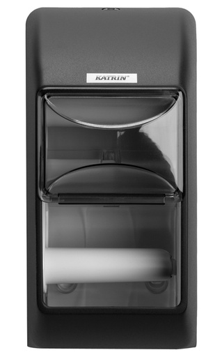 [QUA-104452] Toiletpapierdispenser Katrin duo zwart 