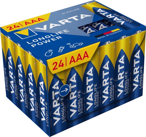 [TIM-6129874] Batterij Longlife Power AAA Varta (24)