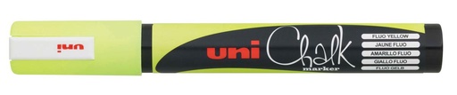 [TIM-PWE5MFJ] Krijtmarker fluo Uni-ball  geel ronde punt van 1,8 - 2,5 mm