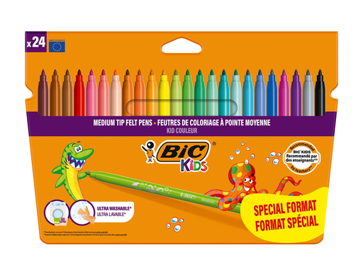 [TIM-9117373] Viltstift Couleur Bic Kids 18 + 6 gratis