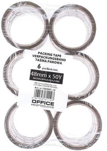 [TIM-P503118] Verpakkingstape OFFICE products ft 48mmx46m bruin