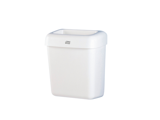 [OND-226100] Afvalbak Tork B2 open inworp 20 liter wit 226100