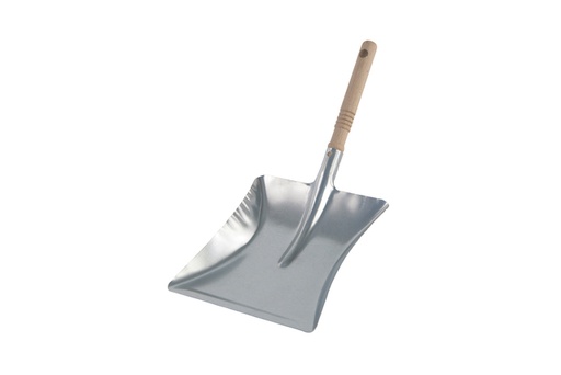 [QUA-512550] Stofblik Cleaninq verzinkt houten steel 23x21 cm