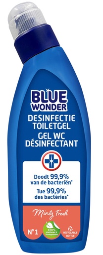 [QUA-00410] Toiletreinger Blue Wonder Desinfectie gel 750ml
