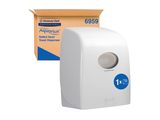 [QUA-6959] Handdoekroldispenser Kimberly Clark Aquarius wit 