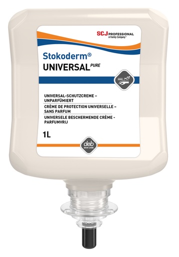[QUA-SGP1L] Handcrème SCJ Stokoderm Universal Pure parfumvrij 1liter