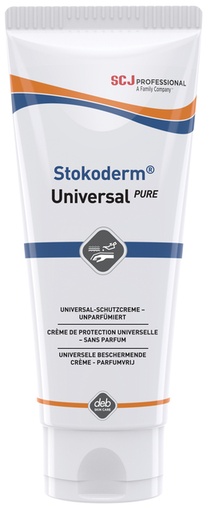 [QUA-SGP100ML] Handcrème SCJ Stokoderm Universal Pure parfumvrij 100ml