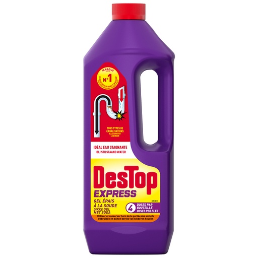 [QUA-3289272] Afvoerontstopper Destop Gel Express met Soda 950 ml