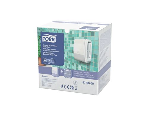 [QUA-976000] Luchtverfrisserdispenser Tork A3 Elevation constant startpakket wit 