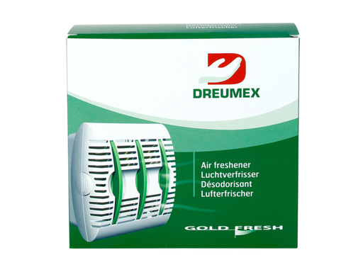 [QUA-99999091040] Luchtverfrisserdispenser Dreumex Gold Fresh wit