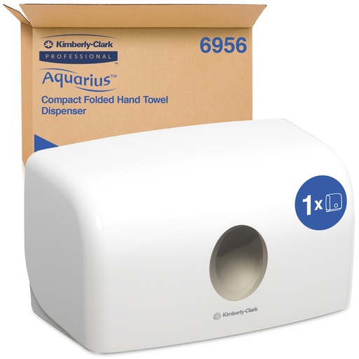 [QUA-6956] Handdoekdispenser Aquarius voor i-vouw mini wit 
