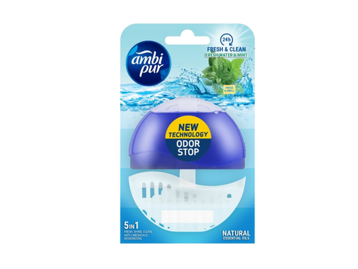 [QUA-8719558806454] Toiletblok Starterkit Ambi Pur Fresh Water & Mint 55ml
