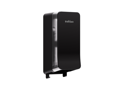 [QUA-333423] Toiletpapierdispenser Satino JT3 Hyginity systeemrol duo zwart 