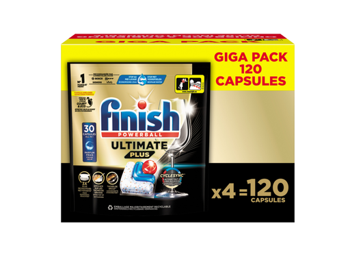 [QUA-3318735] Vaatwastabletten Finish Ultimate plus gigapack (120)