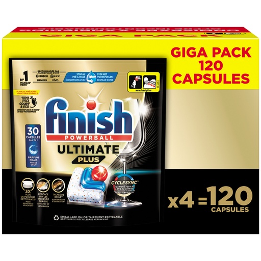 [QUA-3318735] Vaatwastabletten Finish Ultimate plus gigapack (120)