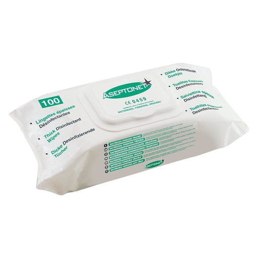 [QUA-3468080787261] Ontsmettende doekjes Aseptonet (100)