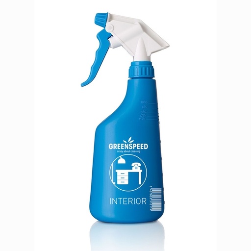 [QUA-3301435] Sprayflacon Greenspeed interieur 650ml leeg blauw