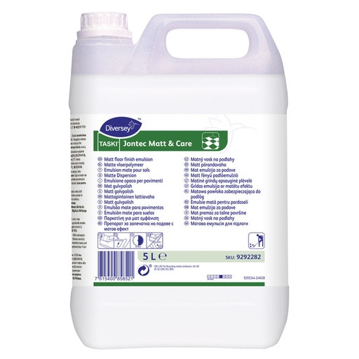 [QUA-9292282] Vloeremulsie Taski Jontec Matt & Care 5 Liter