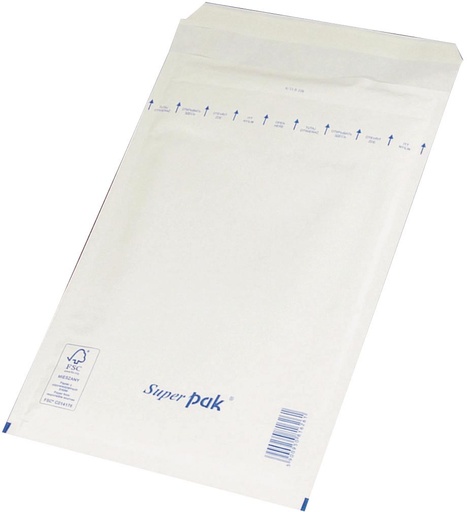 [TIM-5321512] Luchtkussenenveloppen OFFICE products met stripsluiting 220 x 265 mm  wit (10)