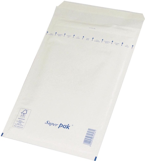 [TIM-5321715] Luchtkussenenveloppen OFFICE products met stripsluiting 230 x 340 mm  wit (100)