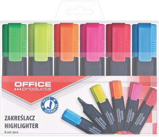 [TIM-5521999] Markeerstift OFFICE products 1-5 mm geassorteerde kleuren (6)