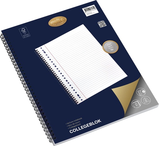 [TIM-600110] Collegedictaat Multo  A4 gelijnd 23-gaats (80)