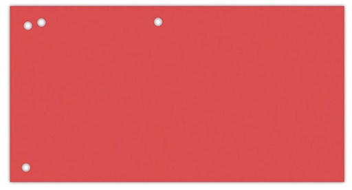[TIM-7013504] Verdeelstroken OFFICE products  240 x 105 mm rood (100)